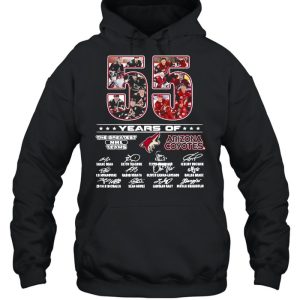 55 Years Of The Greatest NHL Teams Arizona Coyotes Signatures Shirt 5