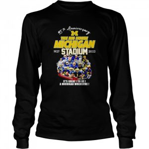 95th anniversary the big house Michigan stadium 1927 2022 shirt 3