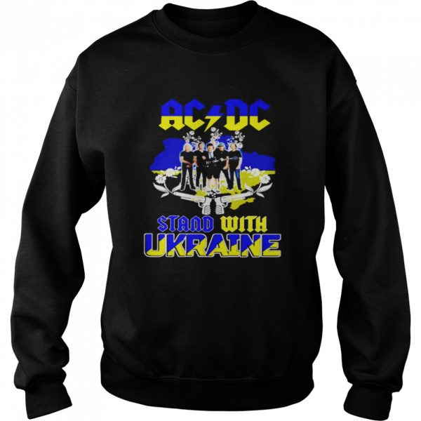 AC DC stand with Ukraine shirt