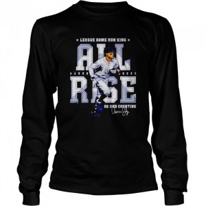 Aaron Judge all rise league home run king signature shirt 3