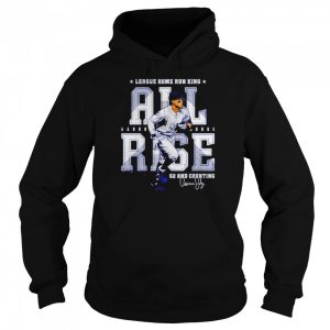 Aaron Judge all rise league home run king signature shirt 5