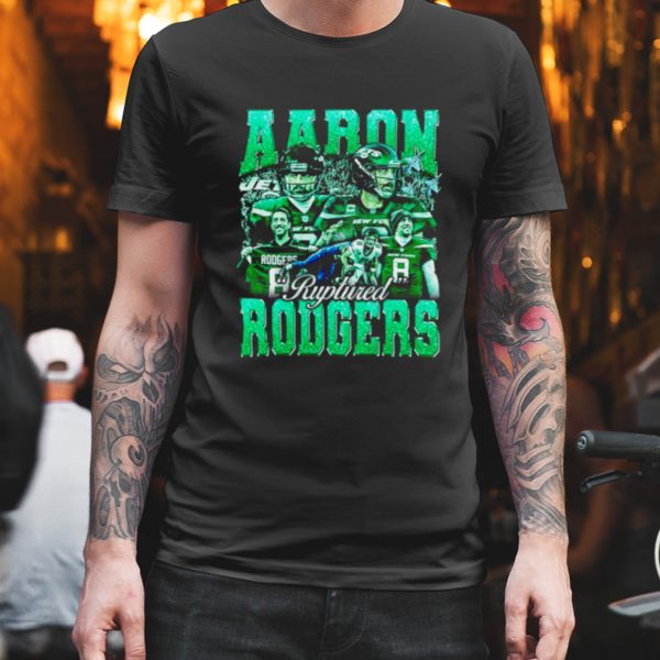 Aaron Rodgers Ruptured NY Jets shirt