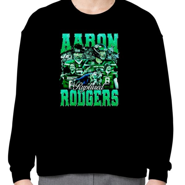 Aaron Rodgers Ruptured NY Jets shirt