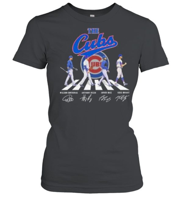 Abbey road the cubs signatures shirt