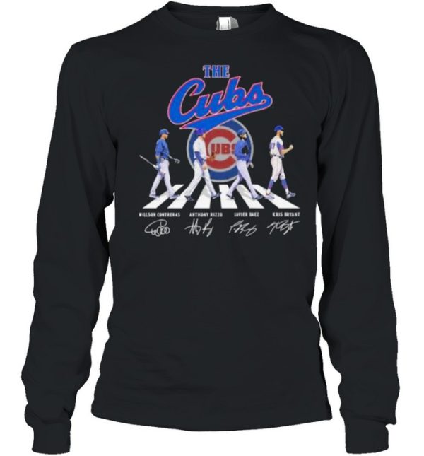 Abbey road the cubs signatures shirt