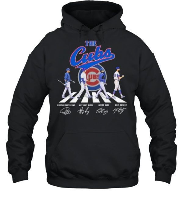 Abbey road the cubs signatures shirt