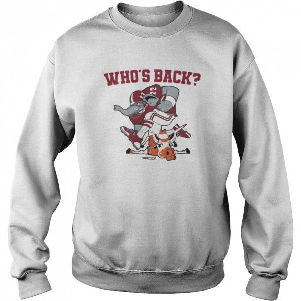 Alabama Crimson Tide vs Texas Longhorns who’s back shirt