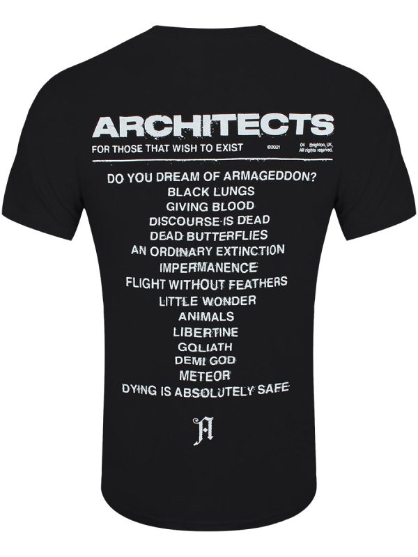 Architects FTTWTE Cover Men’s Black Organic Fairtrade T-Shirt