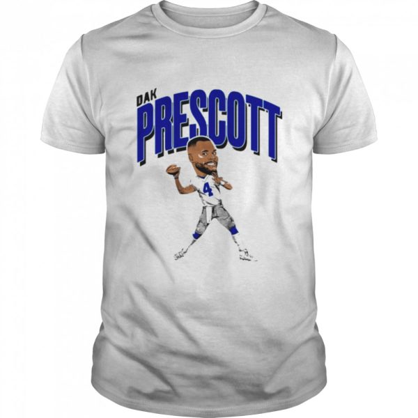 Dak Prescott Dallas Cowboys Caricature shirt