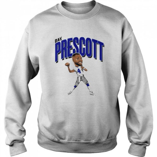 Dak Prescott Dallas Cowboys Caricature shirt