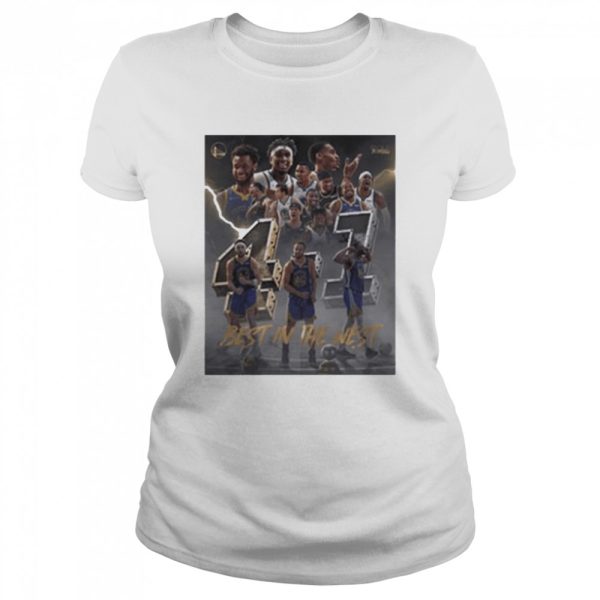 Golden state warriors best in the west 4-1 shirt