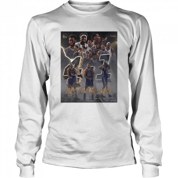 Golden state warriors best in the west 4-1 shirt