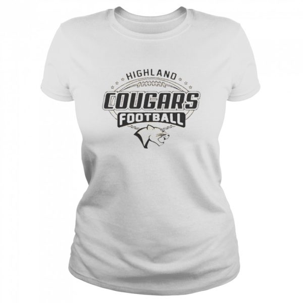 Highland Cougars Football 2022 logo shirt