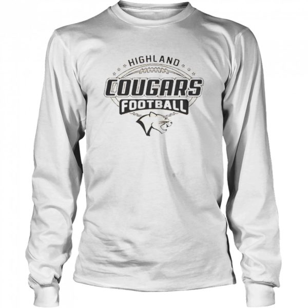 Highland Cougars Football 2022 logo shirt