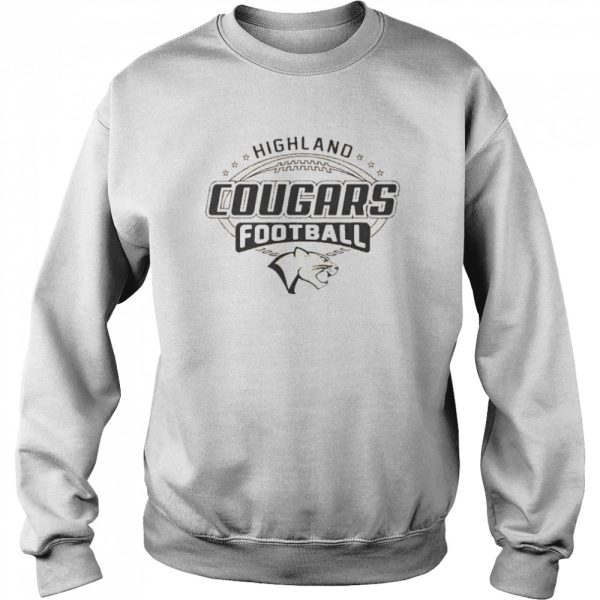 Highland Cougars Football 2022 logo shirt