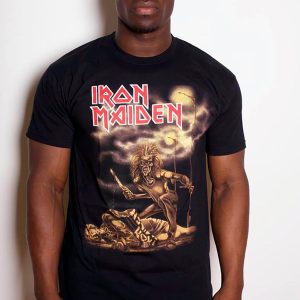 Iron Maiden Sanctuary Mens Black T Shirt 3