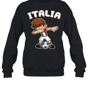 Italia Dabbing Football Soccer Boy Italy T Shirt 4