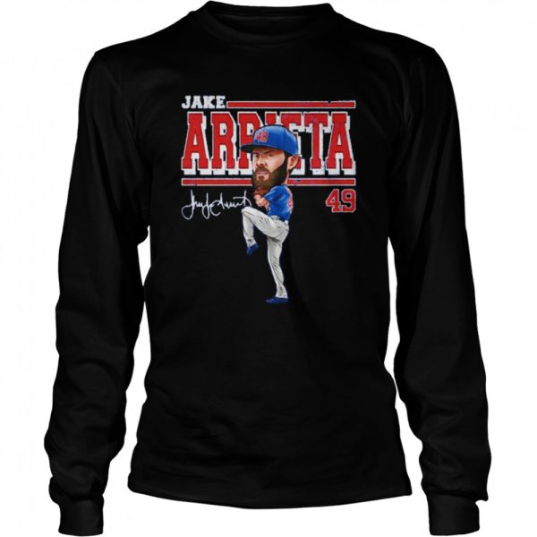 Jake Arrieta Cartoon shirt