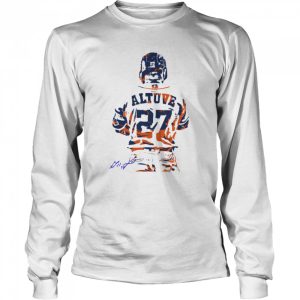 Jose Altuve 27 Signature Colour shirt 3