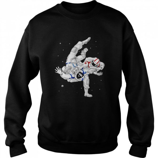 Judo astronauts wrestling shirt