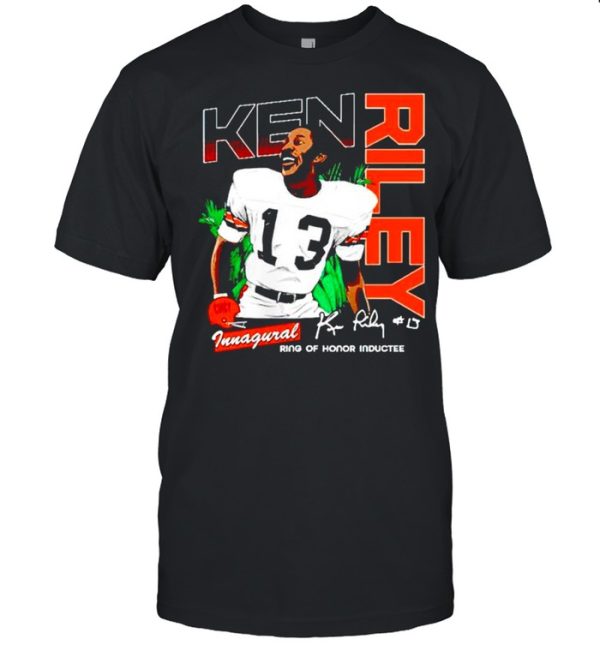 Ken Riley ring of honor inductee shirt