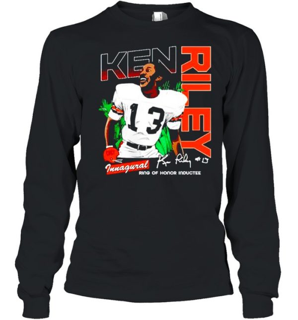 Ken Riley ring of honor inductee shirt