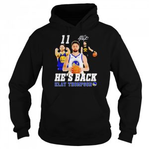 Klay Thompson he's back signature shirt 5