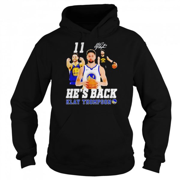 Klay Thompson he’s back signature shirt