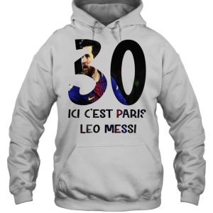 Lionel Messi 30 ici c'est Paris Saint Germain tshirt ladies tee 5