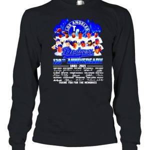 Los Angeles Dodgers 138th anniversary 1883 2021 thank you for the memories shirt 3