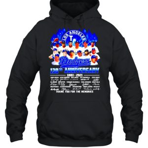 Los Angeles Dodgers 138th anniversary 1883 2021 thank you for the memories shirt 5