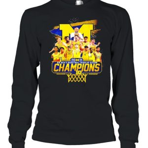 Michigan Wolverines 2021 Big Men's basketball regular season champions shirt 3