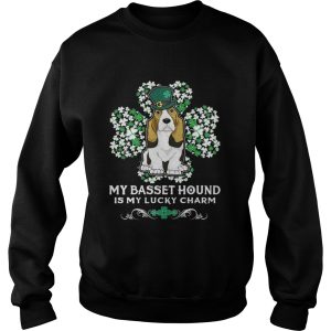 My basset hound is my lucky charm shirt 3