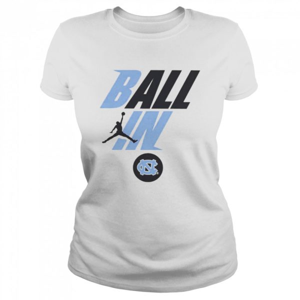 North Carolina Tar Heels Ball In Bench Shirt