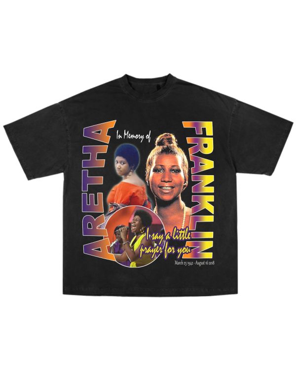 R.I.P. Aretha Bootleg Tee