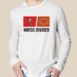 Tampa Bay Buccaneers vs Chicago Bears House Divided Shirt 3