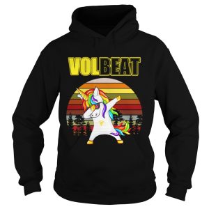 Unicorn dabbing Volbeat retro shirt