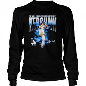 los Angeles Dodgers Clayton Kershaw the most strikeouts in Dodgers history signature shirt 3