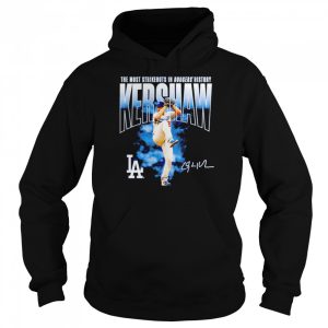 los Angeles Dodgers Clayton Kershaw the most strikeouts in Dodgers history signature shirt 5