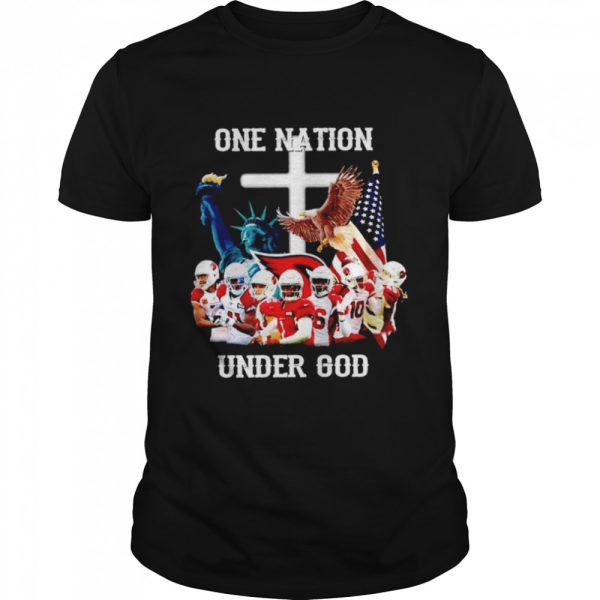 Arizona Cardinals team one nation under god T-shirt