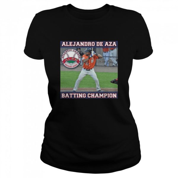 Atlantic League Professional Baseball Alejandro De Aza Batting Champions shirt