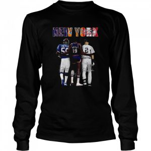 Awesome New York Sports Teams New York Yankees New York Knicks New York Giants T Shirt 3