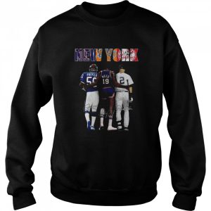 Awesome New York Sports Teams New York Yankees New York Knicks New York Giants T Shirt 4