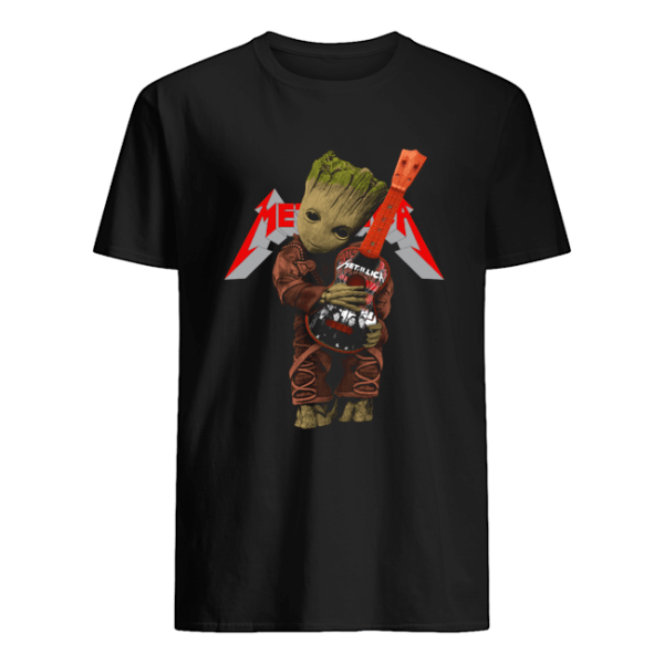 Baby Groot Hug Metallica Guitar shirt