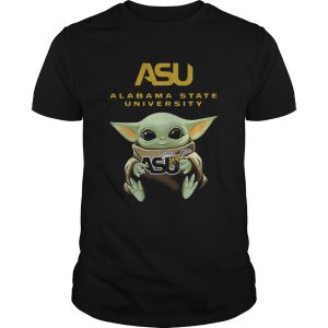 Baby Yoda Hug Alabama US shirt