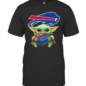 Baby Yoda Hug Buffalo Bills Football T-Shirt