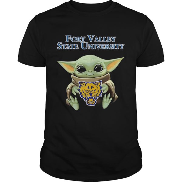 Baby Yoda Hug Fort Valley State University shirt