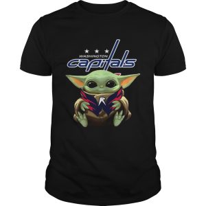 Baby Yoda Hug Washington Capitals shirt