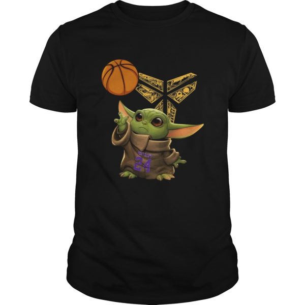 Baby Yoda Kobe Bryant 24 shirt