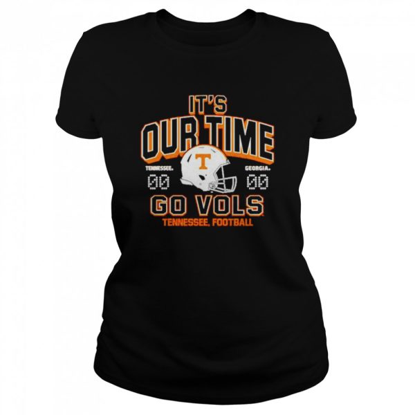 Best it’s our time go Vols Tennessee Volunteers vs Georgia Bulldogs 2022 football matchup shirt